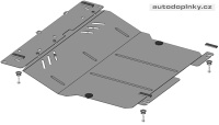 Kryt pod motor Citroen C1 motor: 1,0, 1,4 (Manu�ln� p�evodovka, automatick� p�evodovka) -- od roku v�roby 2005-