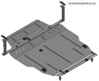 Kryt pod motor Citroen C-Crosser motor: 2,2 HDi, 2,4 (Automatick� p�evodovka) -- od roku v�roby 2007-