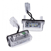 LED osv�tlen� SPZ b�l� Citroen C3, C3 II